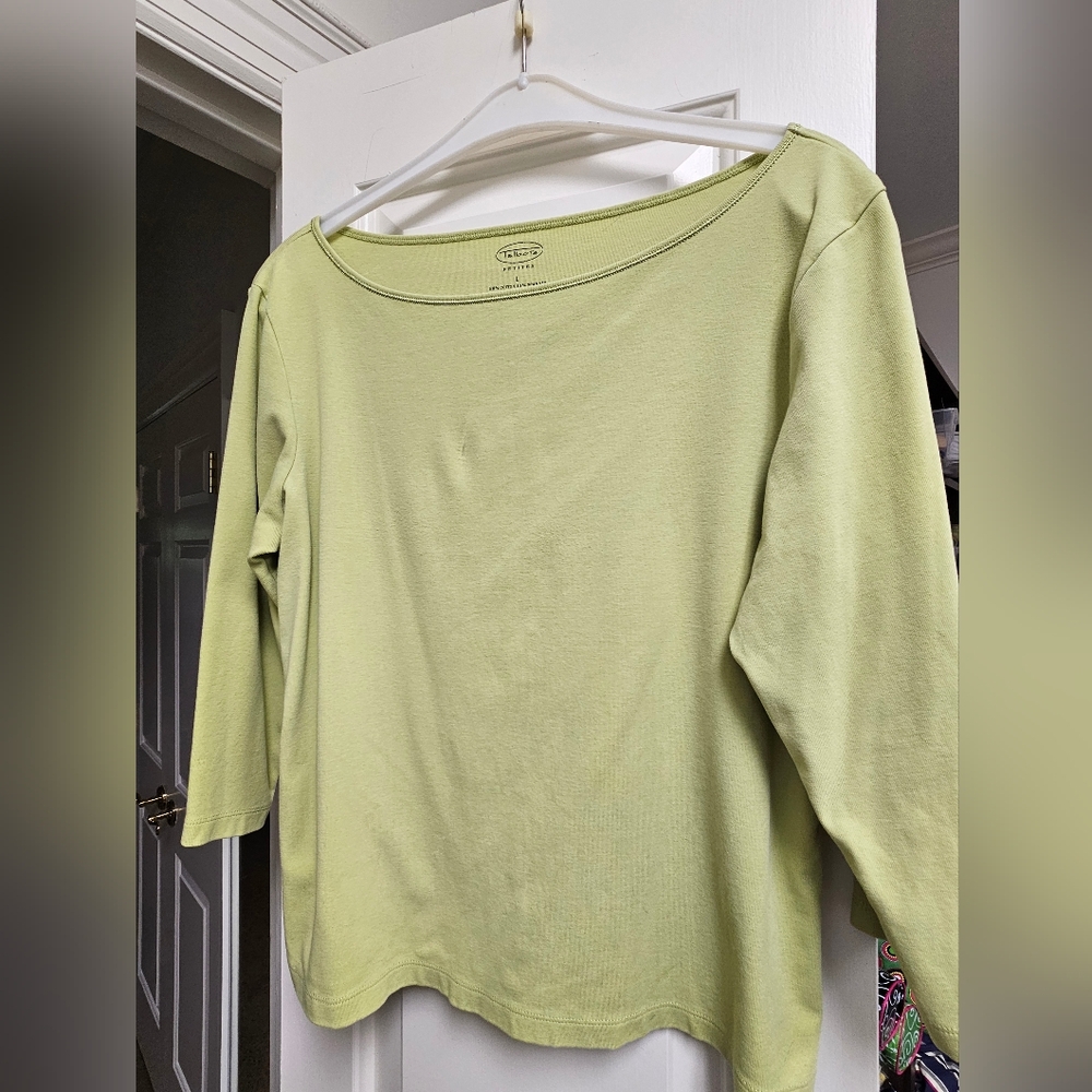 Hanes Women's Pastel Green Blouse
